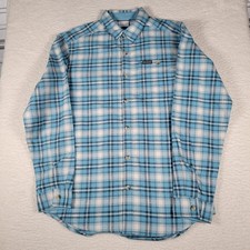 Columbia Pitchstone II Heavyweight Flannel Shirt, Men's Small, Brown Plaid — listing 6