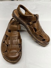 Børn Men's Brown Leather Fisherman Sandals, Size 8 — listing 6