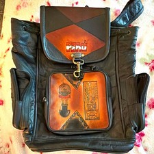 Brown Faux Leather Backpack — listing 5