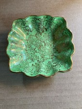 Midwinter Porcelon Burslem Yellow & Gold Chintz Scalloped Trinket Dish — listing 3