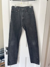 Vintage Levi's 505 Regular Fit Straight Leg Jeans, Zip Fly, W30 L27 — listing 4