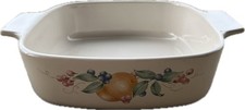 Corning Ware Abundance (Fruit Basket) Pattern Casserole Dish — listing 2