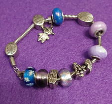 European-Style Charm Bracelet with Loose Charm Bead Collection (Pandora-Style)