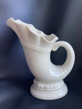 Lenox Ivory Porcelain Cornucopia Vase with Gold Trim — listing 4