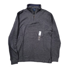 Club Room Men's Teal Quarter-Zip Pullover Sweater, Size XXL — listing 3