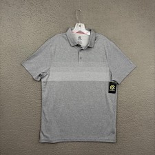 C9 Champion Men's Black Short Sleeve Polo Shirt, Size M