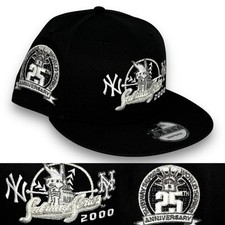 Vintage 2000 Subway Series World Series Snapback Hat NY Yankees vs Mets — listing 3