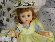 Vintage Madame Alexander-kins 8" Hard Plastic Doll (Nude), Blonde Wig, Sleep Eyes — listing 2