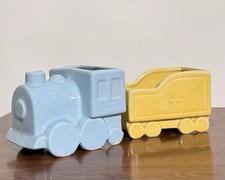 Shawnee train planter set Pottery Choo Choo Train Planter 4-Piece Set (#550-#553) — listing 2
