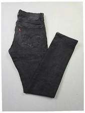Levi's Black Denim Jeans, Waterless, Size 28, Made in Poland