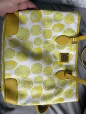Dooney & Bourke Beach Print Canvas Satchel with Heart Charm — listing 6