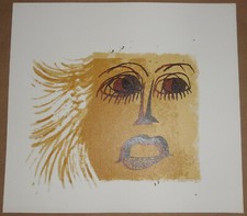 David Weidman 'Flowers' Mid-Century Modern Serigraph Print, Framed with Black Mat — listing 5