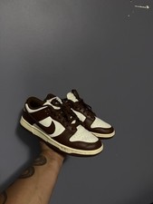 Nike Dunk Low 'Cacao Wow' Women's Brown and White Suede Sneakers, Size 8