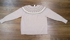 Chico's Textured Metallic Knit Boatneck Tunic Sweater, Size 2 (US L/12-14) — listing 4
