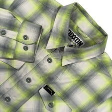 Dixxon Flannel Company Men's Green/Black/White Buffalo Plaid Flannel Shirt — listing 2