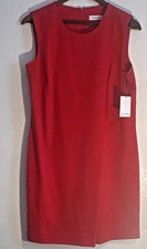 Calvin Klein Women's Red Zip-Front Lightweight Jacket with Drawstring Collar — listing 6