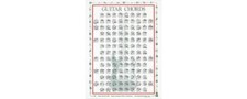 Walrus Productions Mini Laminated Guitar Chords Chart #1056 — listing 2
