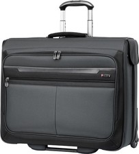 Ricardo Beverly Hills Air Cruiser Garment Bag - Black Trimmed in Brown — listing 3