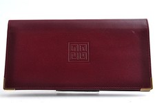 Vintage Givenchy Brown Saffiano Leather Kisslock Coin Purse Wallet — listing 4