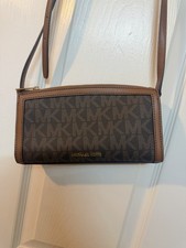 Brown Distressed Leather Crossbody Shoulder Bag — listing 6