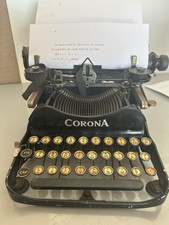 Corona No. 3 Folding Portable Typewriter