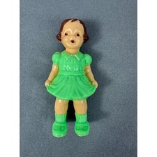 Vintage 1950s Hard Plastic 8" Walking Doll, Sleep Eyes, Nude (No Clothing) — listing 4