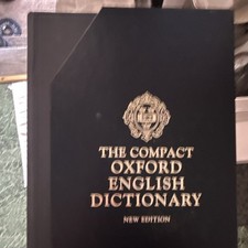 The Compact Edition of the Oxford English Dictionary, 2 Volume Set with Slipcase and Magnifying Glass Drawer — listing 6
