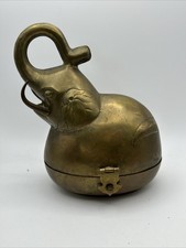 Figural Cast Metal Elephant Trinket/Soap Dish with Raised Trunk Heavy and dense — listing 4