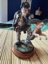 Vintage Police Clown Figurine with Whistle, Handcuffs, Baton and Radio — listing 6