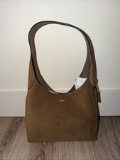 Coach Brooklyn Leather Shoulder Hobo Bag in Dark Brown — listing 6