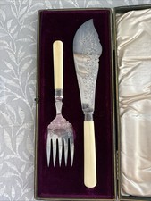 Antique Silver Plate Handled Table Knife Engraved "Knife" — listing 5