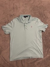 U.S. Polo Assn. Men's Tailored Fit Green & White Striped Button-Up Shirt, Size M — listing 6