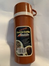 Vintage Aladdin Wide Mouth Thermo Bottle No. 840 Blue, 1/2 Liter Pint