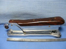Ace Liner Model 502 Vintage Grey Chrome Desk Stapler — listing 3