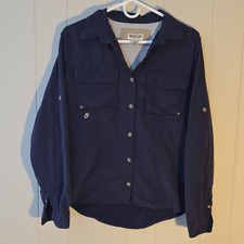 Magellan Sportswear Men's Fish-Print Button-Up Camp Shirt