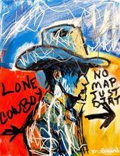 Original Painting on Canvas (verso view) — Art International Registered Work — listing 5