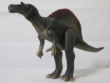 Large Vinyl Spinosaurus Dinosaur Toy Figure with Head Crest, Unmarked — listing 3