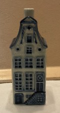 Bols Delft Blue Ceramic Liquor Bottle with Windmill Motif, Made in Holland, 28cm — listing 6