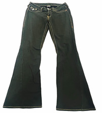 True Religion Women's Bootcut Jeans with Embellished Flap Pockets in Dark Wash 27 — listing 6