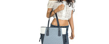 Michael Kors Signature MK Logo Large Tote Bag, Black — listing 6