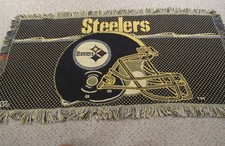 Pittsburgh Steelers Football-Shaped Accent Rug / Floor Mat — listing 5