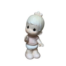 Precious Moments Porcelain Figurine - Boy with Puppy 'Tippy' and Bluebird at Doghouse — listing 4