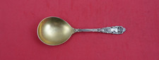Antique Sterling Silver Pierced Bouillon Cup / Nut Dish with Handle, Monogrammed
