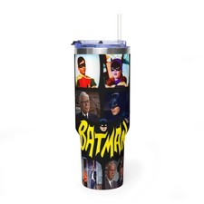 Batman Est. 1939 Glitter 40oz Tumbler with Handle and Yellow Lid — listing 4