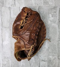 Vintage Rawlings "Trapper Claw" Brown Leather First Baseman's Mitt — listing 2