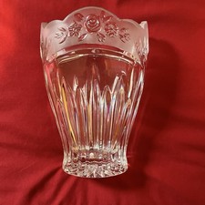 Oneida Southern Garden Lead Crystal Flower Vase — listing 5