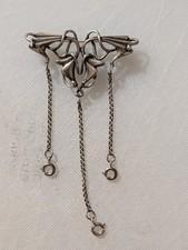 Art Nouveau Silver Footed Bowl with Repoussé Poppy and Whiplash Scroll Design, 13 in., listing 4