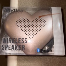 Vivitar Heart-Shaped Portable Bluetooth Speaker (Rose Gold) — listing 6