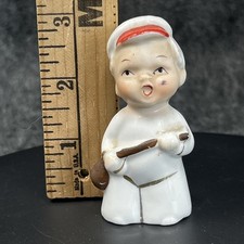 Vintage Ceramic Golfer Figurine with Big Head and Overalls — listing 2