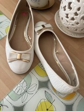 Dune London Snakeskin-Print Ballet Flats with Bow, Size UK 6 / EU 39 — listing 3